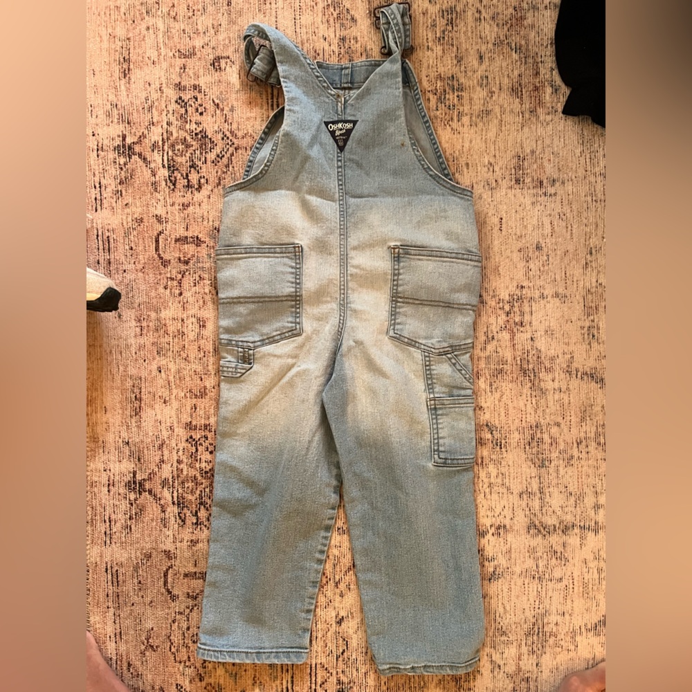 OshKosh B'gosh Light Blue Denim Overalls - Picture 3 of 5